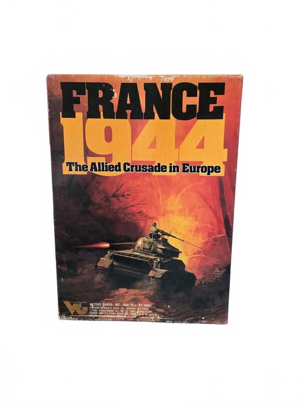 Wargame: France 1944: The Allied Crusade in Europe / Victory Games / Unpunched